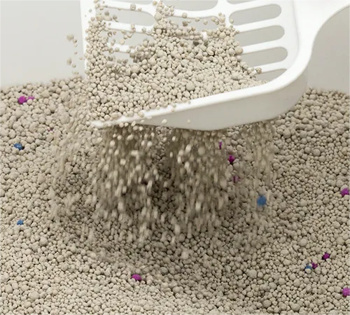 Factory Price Strong Clumping Best Absorption Ball Shape 1-3.5 Mm Dust Free Sand Bentonite Cat Litter for Cat