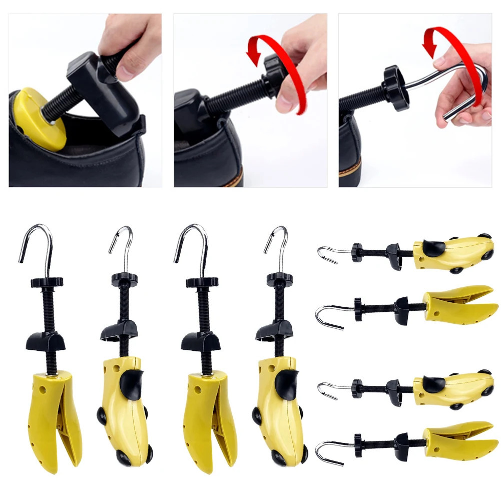 Shoe Stretching Machine 4-way Shoe Tree Adjustable Length Wide Shoe Expander Professional Mens Shoe Expander 241126