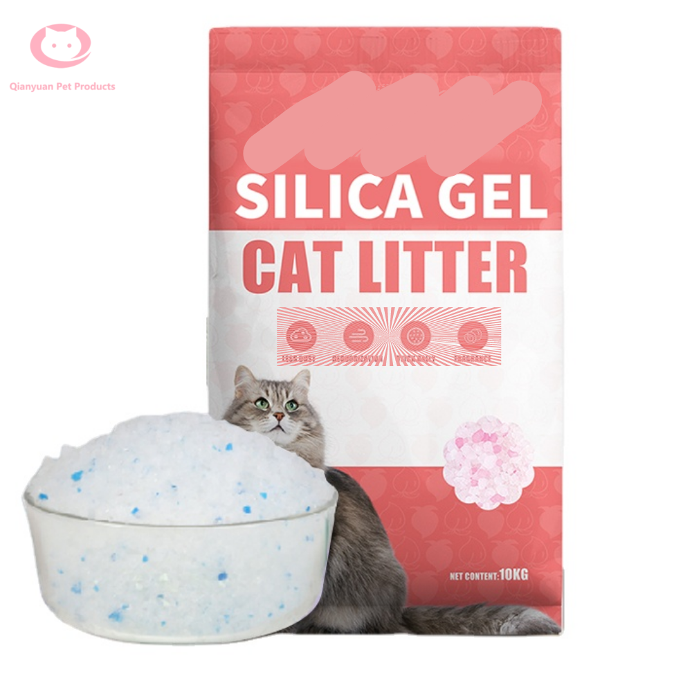 no clumping superior odor control indicator health care monitoring PH indicator Dust Free Silica Gel Crystal Cat Litter