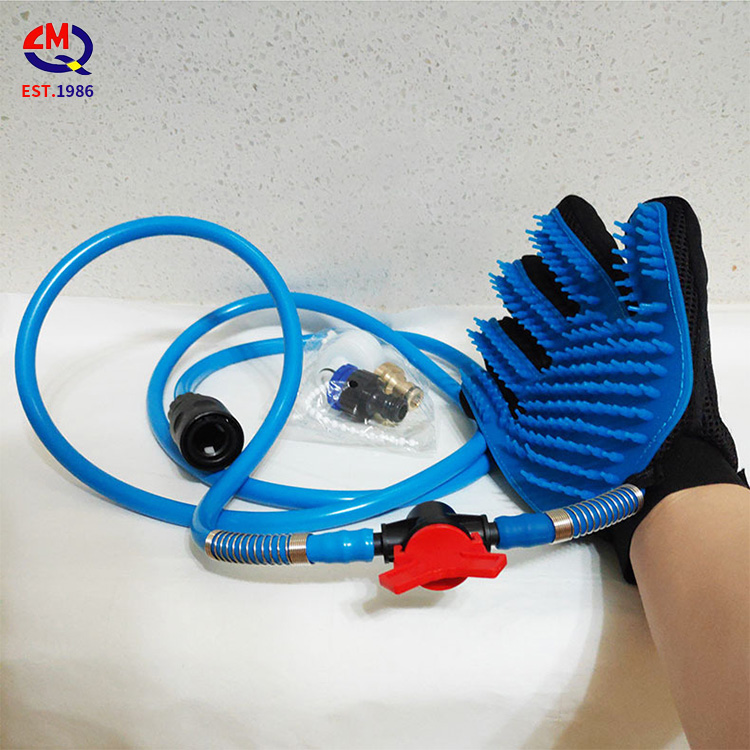 Adjustable Pet Bathing Tool glove Multi-Functional 2 in 1 Pet Dog Grooming glove Shower Sprayer Bath Brush