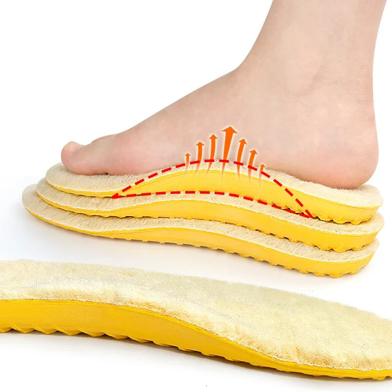 Ultra soft wool underwear suitable for men women thick cotton warm underwear breathable odor proof plush heated insoles 241126