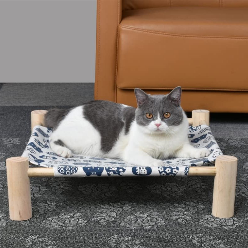 Easy Assembly Portable Pet Hammock Cooling Elevated Pet Bed for Small Dogs Cats