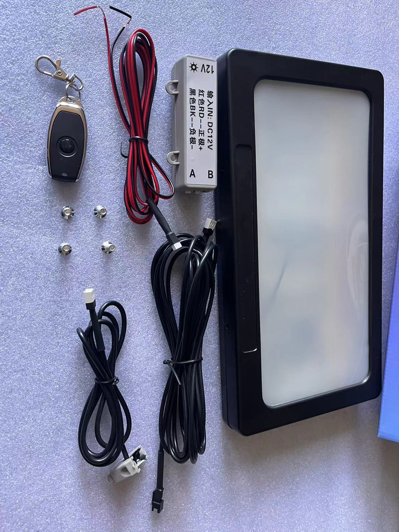 Single Remote Control Vanish Invisible Plate Fog License Plate Car Fog Plate Frame License Plate Holder For USA,Canada,Romania,Mexico,Saudi Arabia,UAE