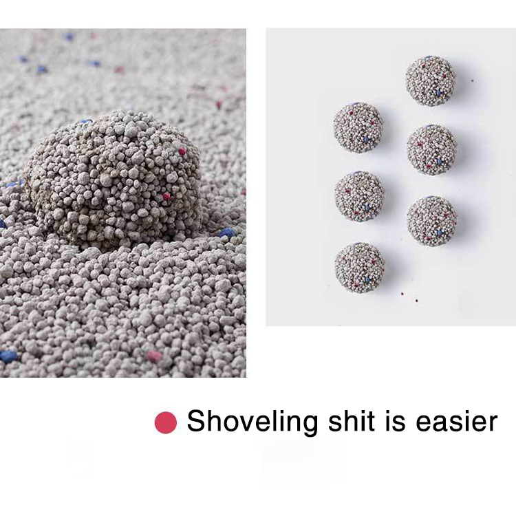 High Broken Kitty Sand Litter Bentonite Active Carbon Cat Litter