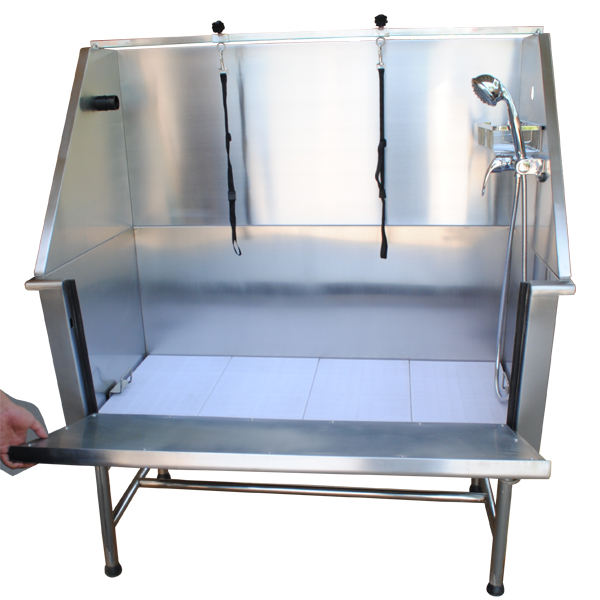 Stainless Steel Pet Groom Tub Washing Bathing Small Size Dog Grooming Bathtub