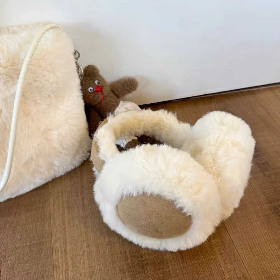 1-piece Set Of Womens Multi-color Foldable Earmuffs For Winter Warmth Windproof Earmuffs For Outdoor Travel Maillard FashionXJ241126