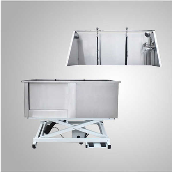 Electrical Pet Bathtub Bathing Stainless Steel Dog Grooming Bath Tub