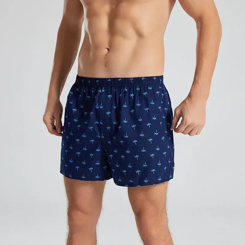 High quality cotton mens underwear comfortable mens boxing shorts loose Aro underwear mens pajamas underwear 241126