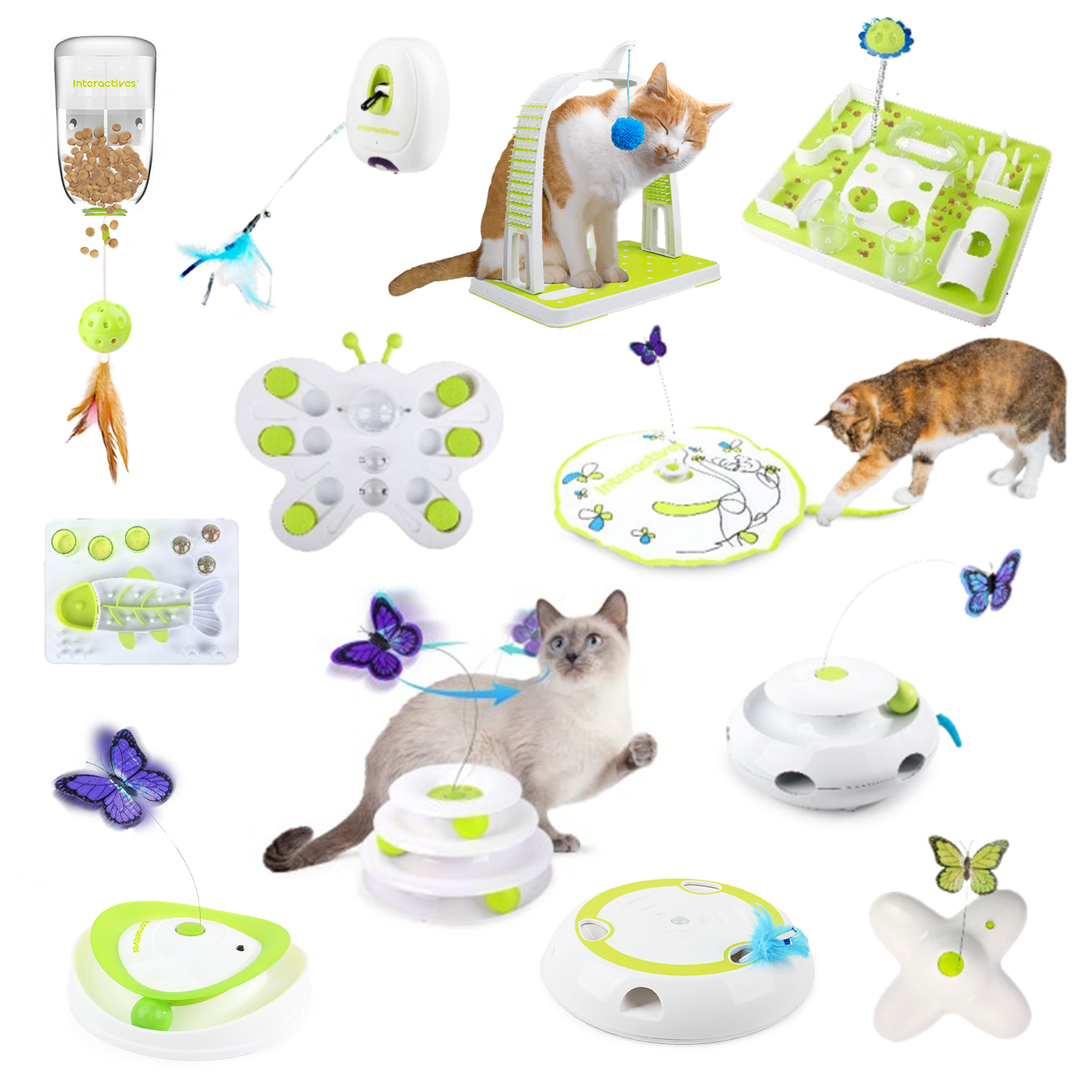 AFP Cat Accessories Products Interactive Cat Toys Feather Cat Wand Teaser Catnip Toys Scratching Post Scratcher For Small Pet