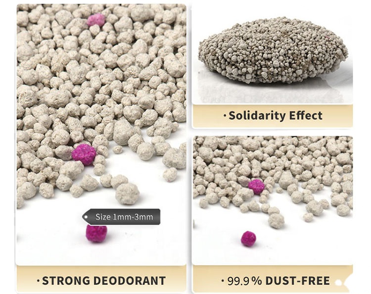 Eco-Friendly Caking Bentonite Cat Litter Scented Optimum Clean 20kg