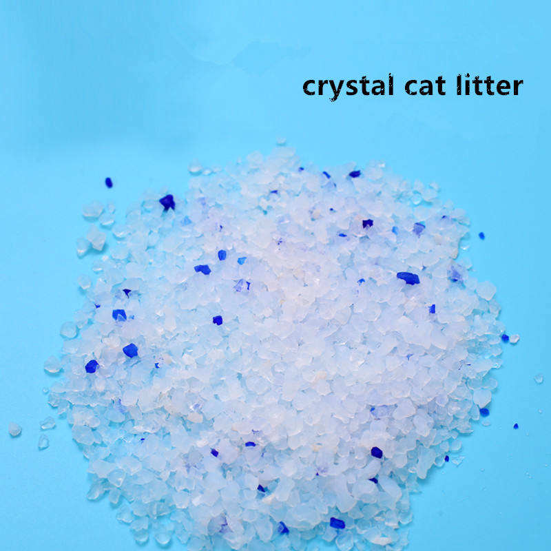 New high quality China manufacture Silica Gel Sand Filler Blue Crystal Silicone Cat Litter
