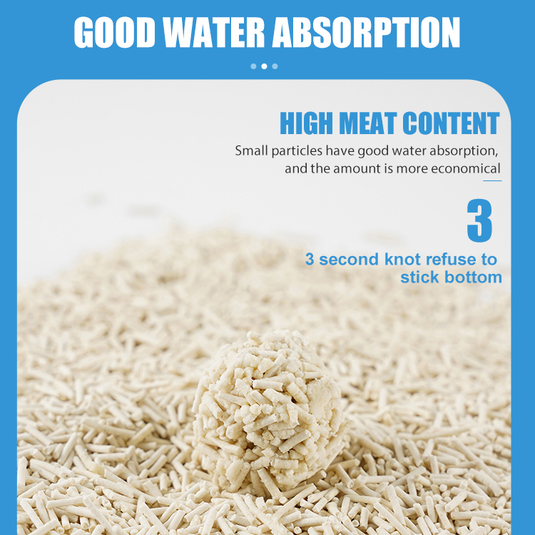 Chinese factory tofu cat litter can be customized from inventoryOEM/ODM Super Clumping Tofu Cat Litter Dust Free Pet Cat Litter
