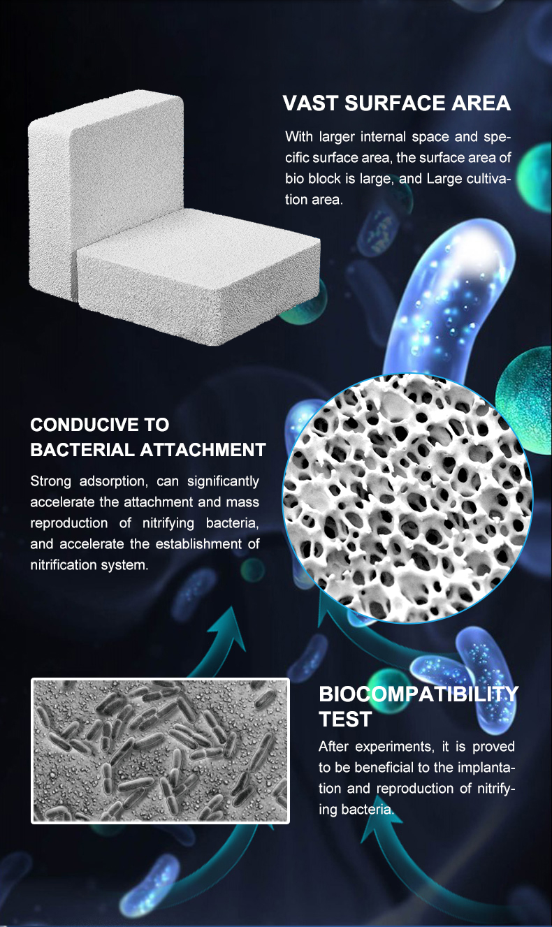 Factory Direct ceramic bio block for aquarium fish tank filtration