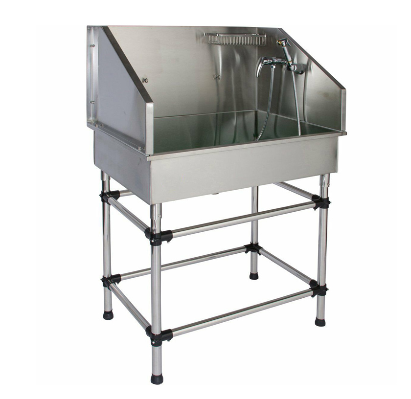 Pet Grooming Tub / Dog Grooming Bathing Tub Custom Stainless Steel Pet Cleaning & Grooming Products for Dogs Brushes 44kg/97lbs