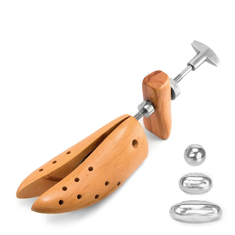 1 piece/piece shoe stretching machine beech wood shoe tree frame wooden adjustable flat pump shoe expansion machine tree size S/M/L/XL mens 241126