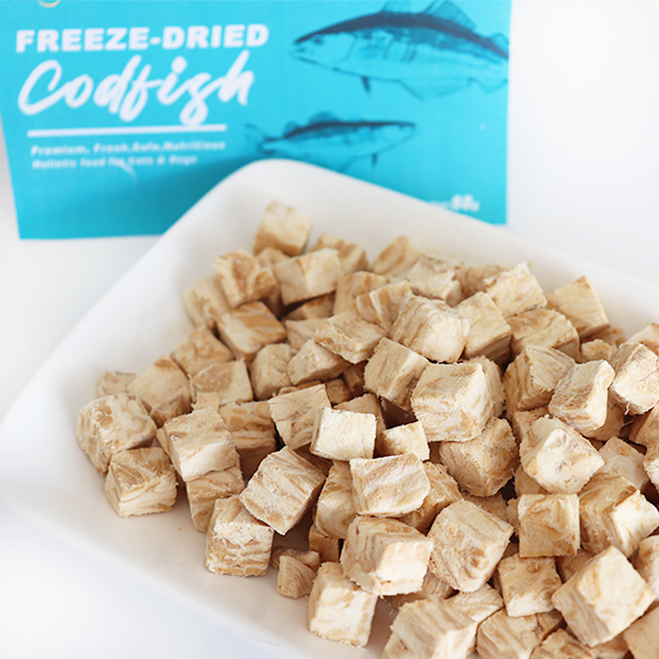 Pet freeze-dried snacks cat food factory ODM cod freeze-dried blocks cats and dogs universal source manufacturer OEM