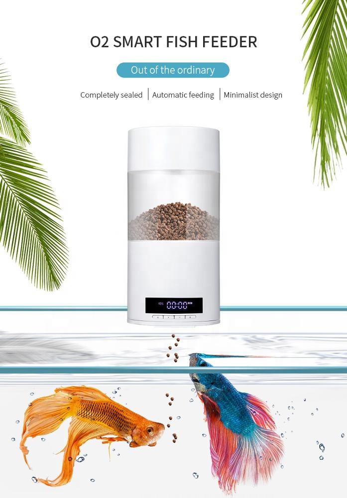 Aquarium accessories fish feeder tank 4 meals timed feeder