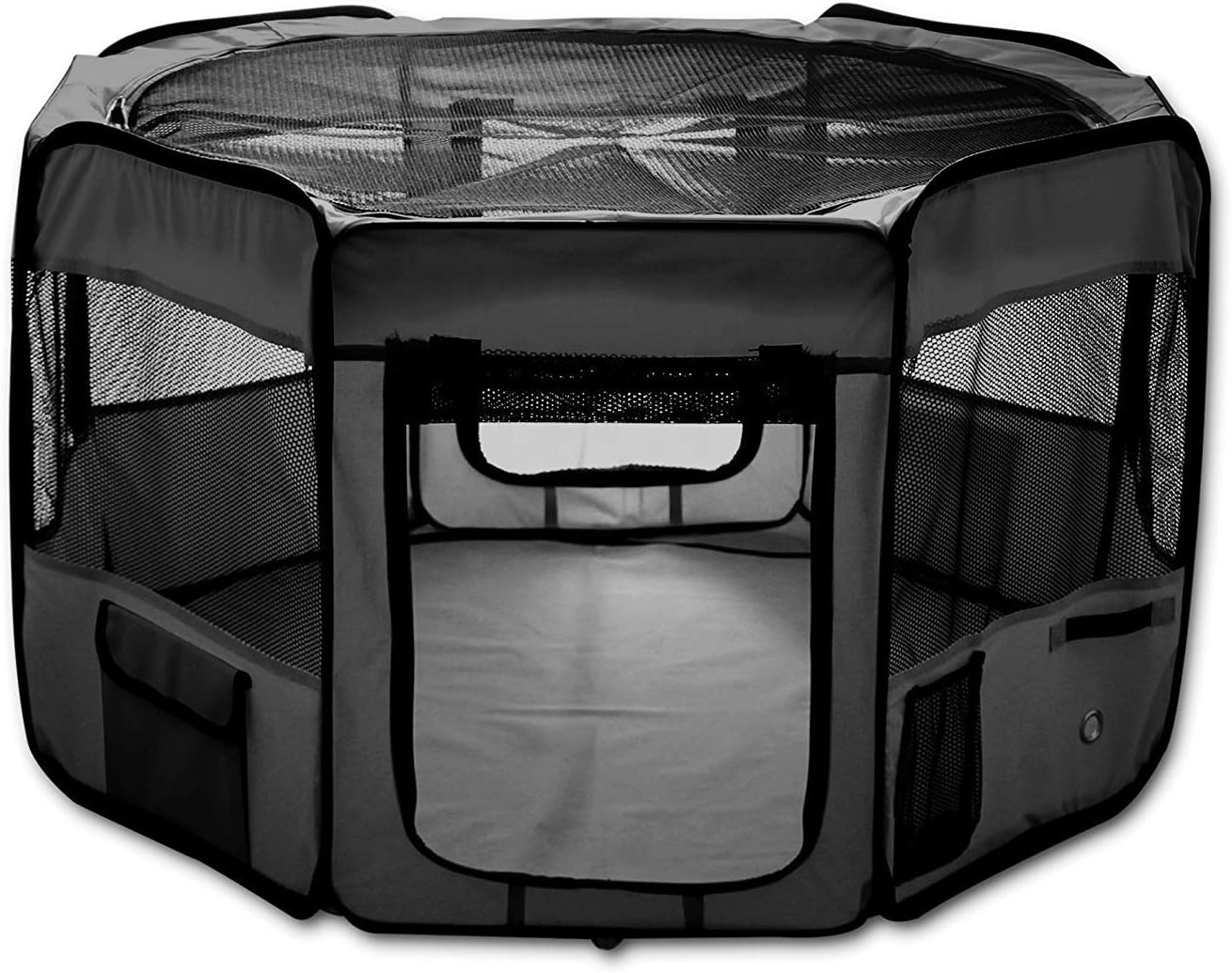 Portable Lightweight Pet Playpen with Eight Panels Strong Pet Playpen Fabric dog exercise dog playpen