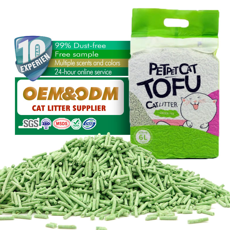 All Natural Cleaning Pet Products Charcoal Deodorization Cat Litter Clay tofu cat litter sand dust free cat litter