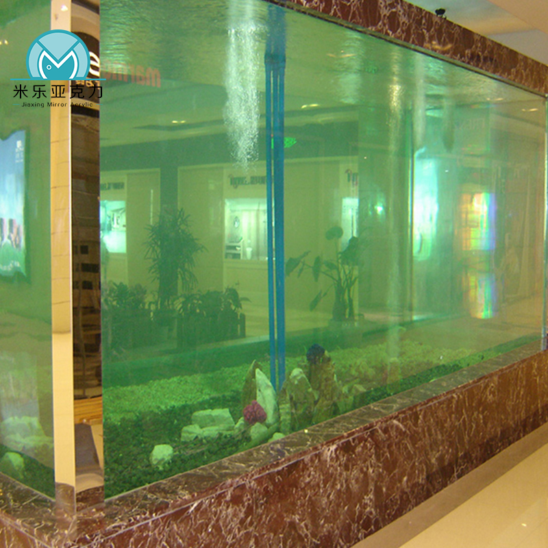 Ultra clear modern glass new view acrylic high quality marine fish tank for home decoration