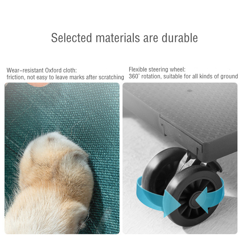 Wholesale Dog Cat Carrier With Wheels Outdoor Backpack Pet Carrier Pet Trolley Portable Pet Carrier