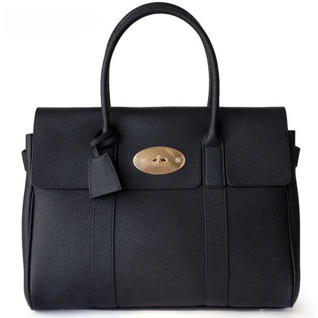 Genuine Leather Tote Layer Cowhide Handbag Winter Top Handle Commute Ladies Handbags Fashion Big Women Bag
