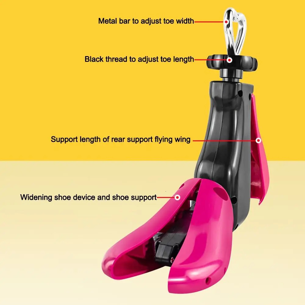 ABS shoe stretching machine professional knob 4-way shoe extender adjustable boot installation stretching machine universal 241126