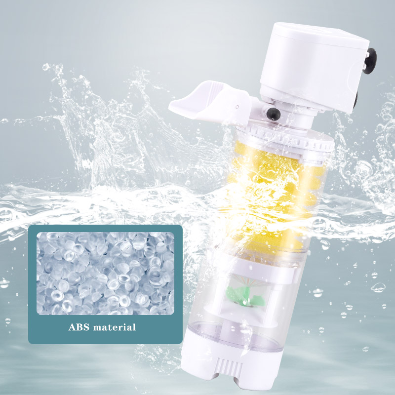 Fish poop separator filter fish tank aquarium internal sponge filter