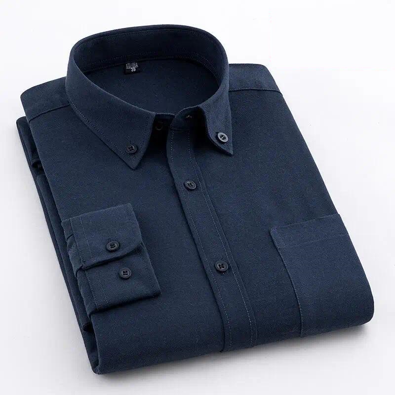 Men's Casual Shirts Spring Men Blouses 60%Cotton Slim Fit Harmont Embroidery Shirt Blaine Long Sleeve