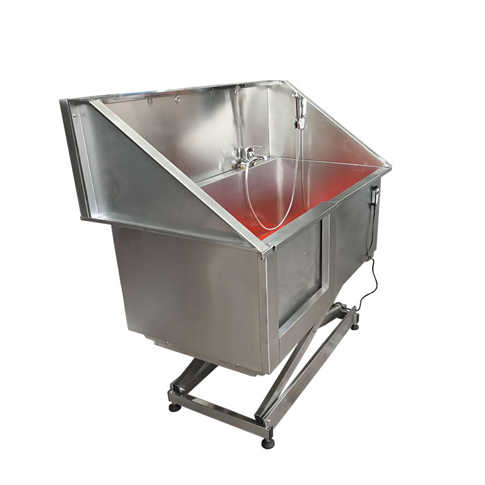 Leshypet Direct Factory Stainless Steel Dog Bathtubs Customized For Pet Grooming Salon Dog Wash Station Dog Bath Machine