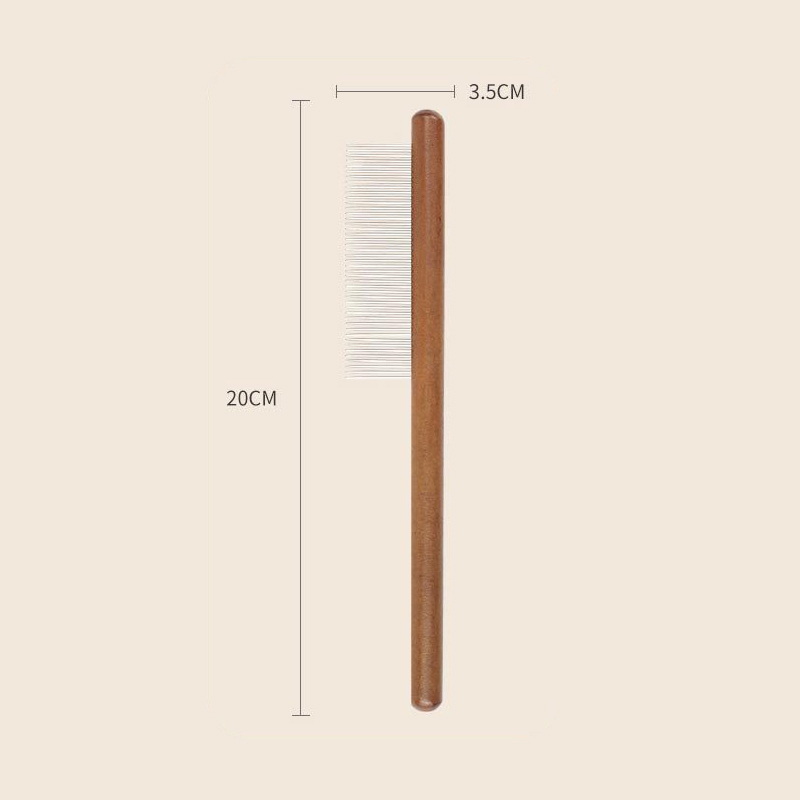 Wholesale 3 Pack Premium Wood Handle Pet Grooming Combs for Cats and Dogs