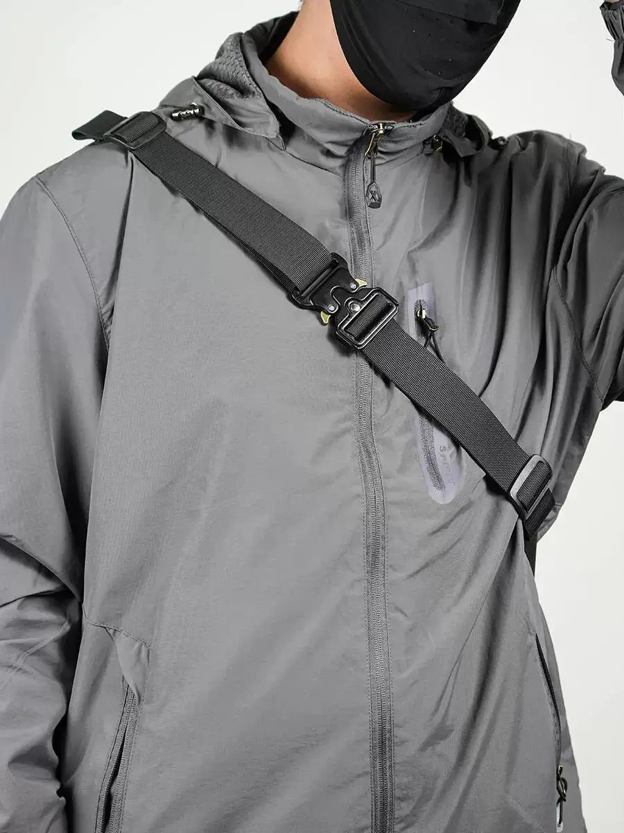 Multifunction Quick Release Magnetic Suction Buckle Crossbody Strap Outdoor Tactical Techwear Shoulder Bag Accessories 241125