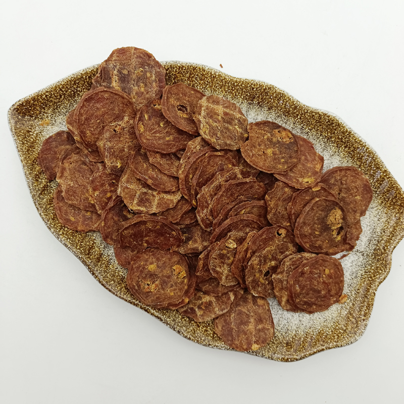 Wholesale dried pet snacks Dog snacks and dog food Dried Duck snow pear Puppy snacks Nutritious Natural pet Treats oem 500g
