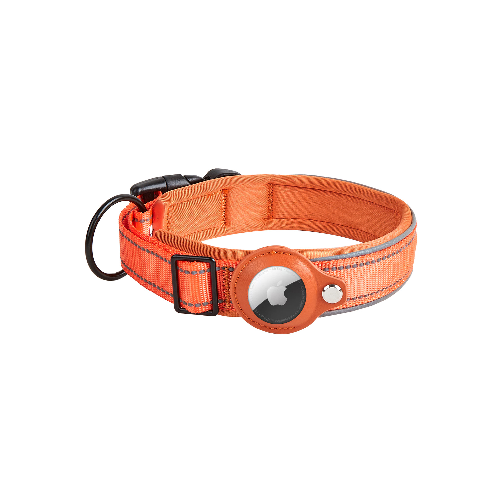 Adjustable Small Size Nylon Collar Adjustable Airtag Reflective Waterproof Pets featuring Animal Pattern Personalized Lace