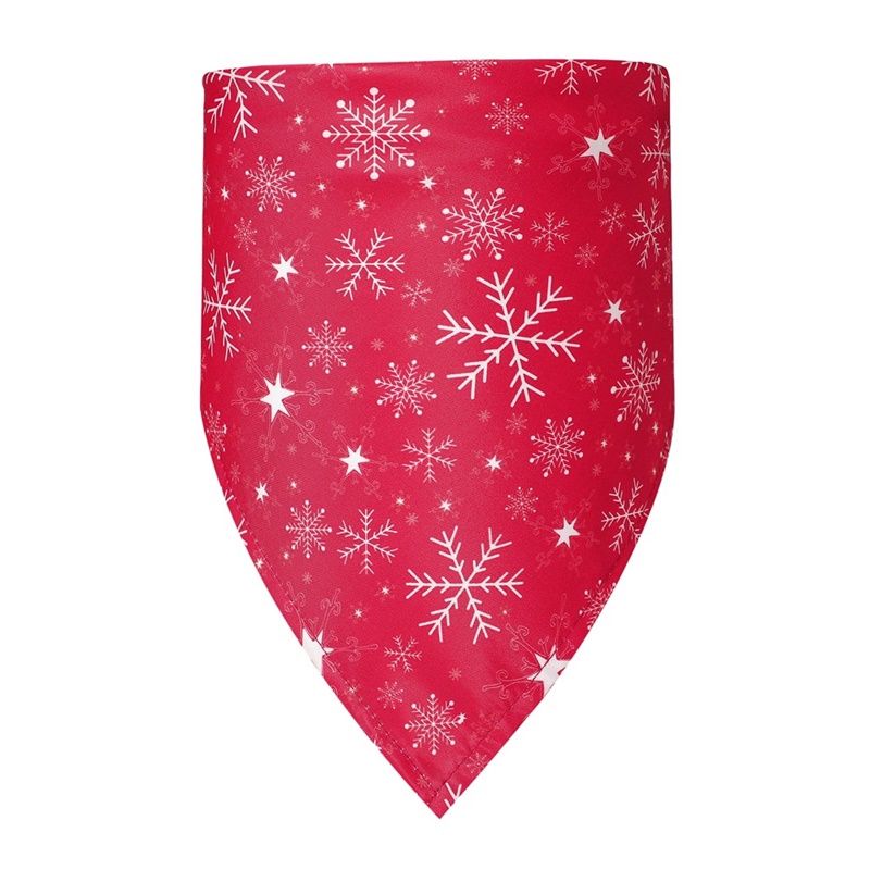 Christmas Pet Dress up Triangle Scarf Best Selling Dog Double Layers Neckerchief