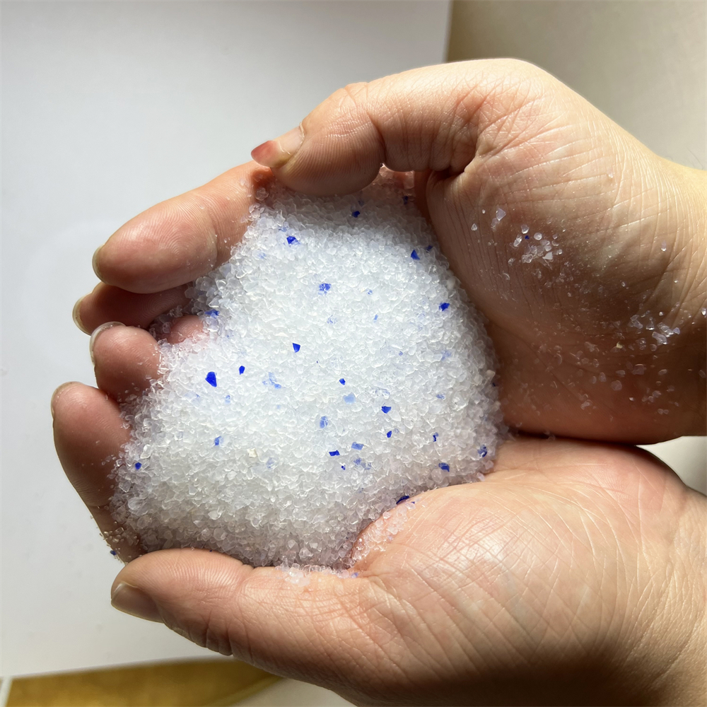 Highly Absorbent natural Micro crystal cat litter 3.8L Non Clumping Silica Gel Crystal cat litter sand
