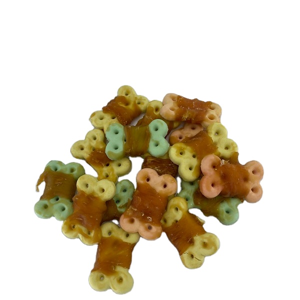 factory wholesale good quality high protein chicken wrap biscuit dog snacks