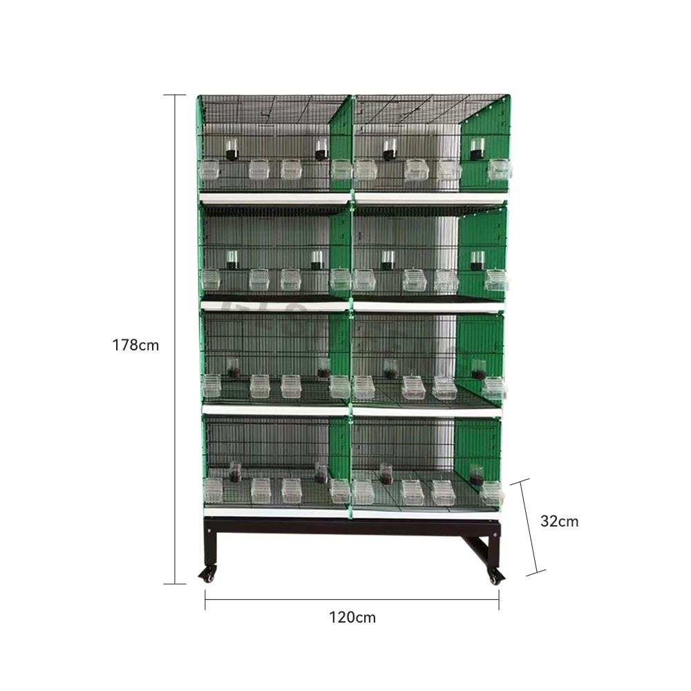 GESHIFENG Large Birds Breeding Cage Big Size 4 Layers Bird Parrot Display Cage