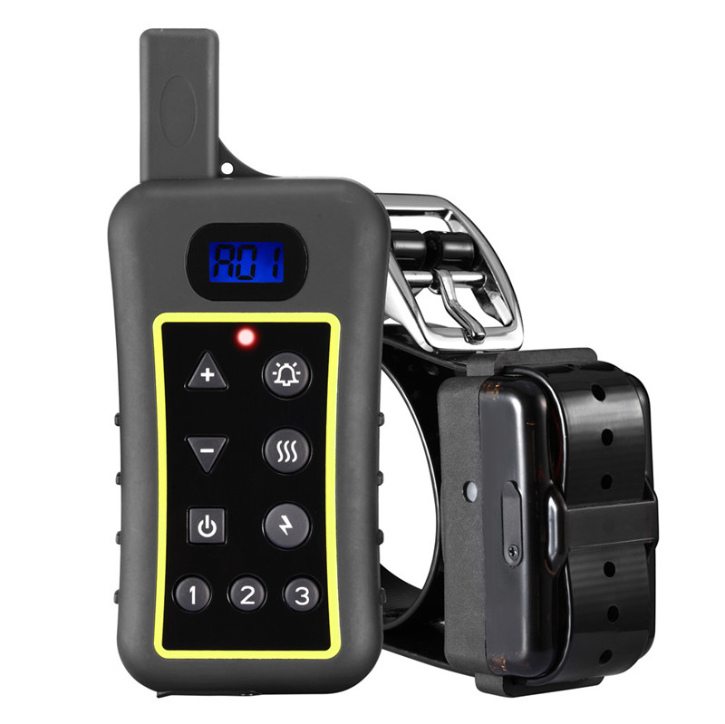 1/2 Mile Dog Training Collar with Ergonomic Remote, Safe Humane Vibration Stimulation, waterproof Tone collar