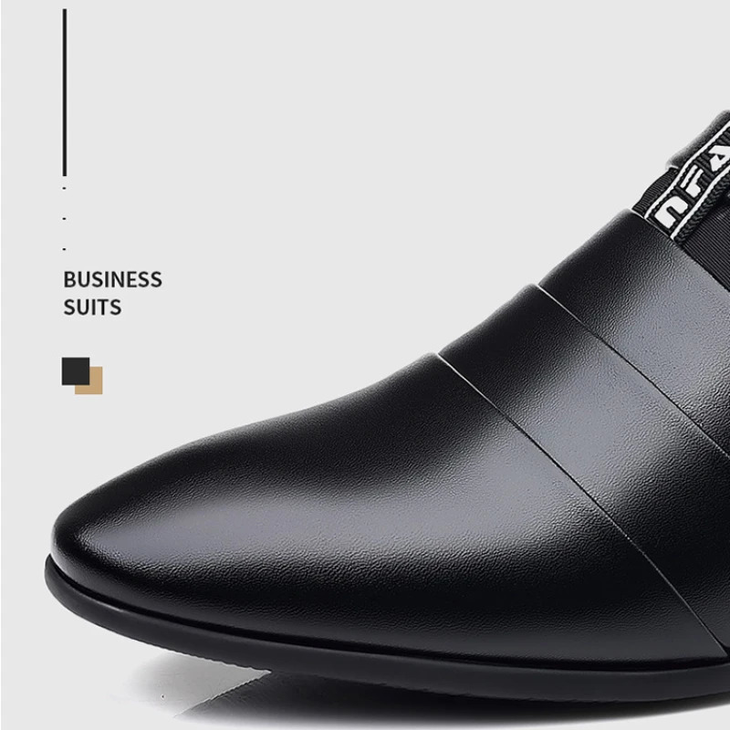 Men Dress Shoes Slip on Formal Suit Wedding Shoes for Male Wedding Office Work Shoes Slip on Loafers Elegant Man Dress Shoes 241126