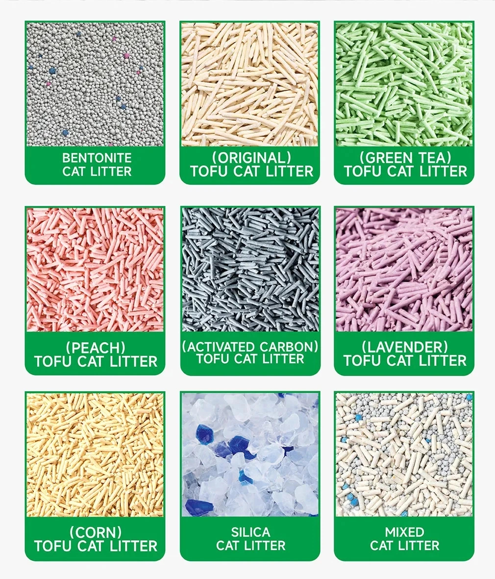 Fast clumping Less dust Cat Litter Mixed Cat Litter