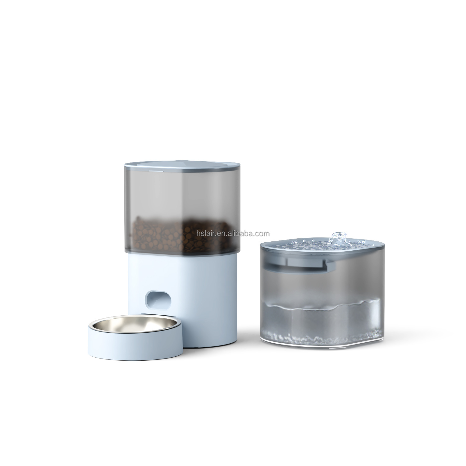Pet Feeder Large Capacity Automatic 2 In 1 Design Pet Feeder Portable