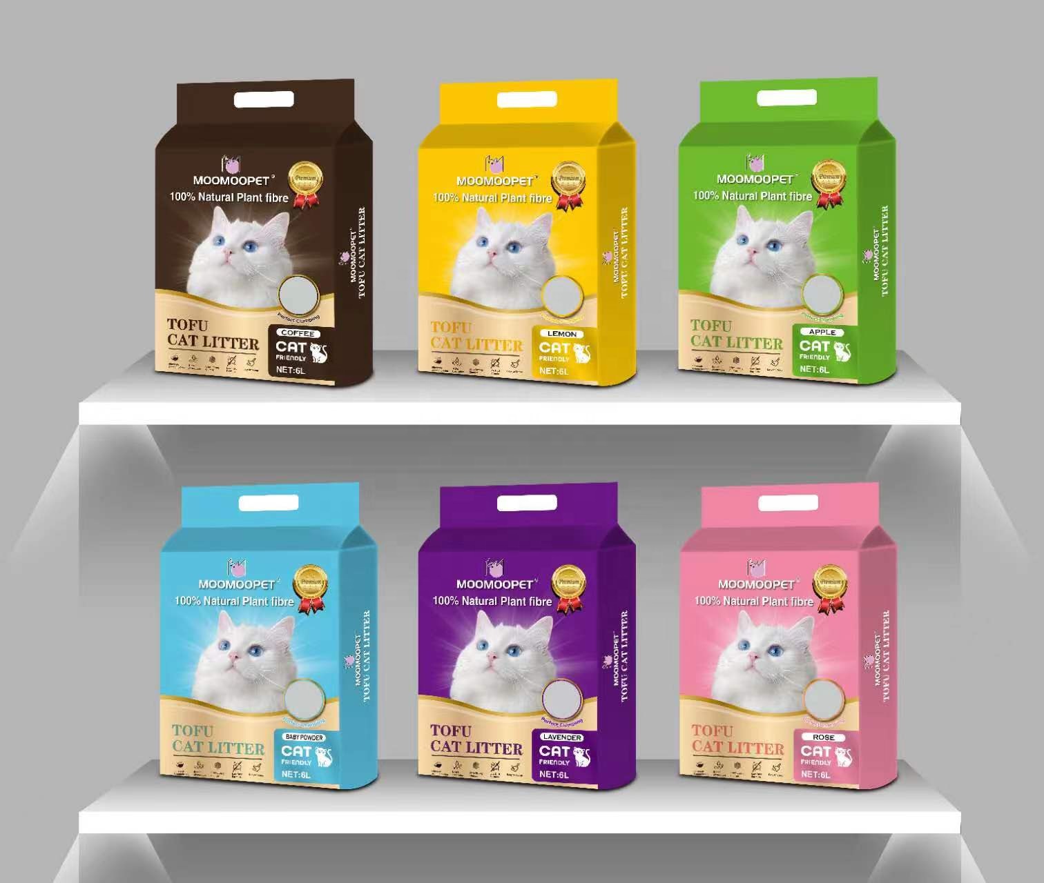 clumping pet supplies corn Cassava tofu cat litter sand factory lowest price
