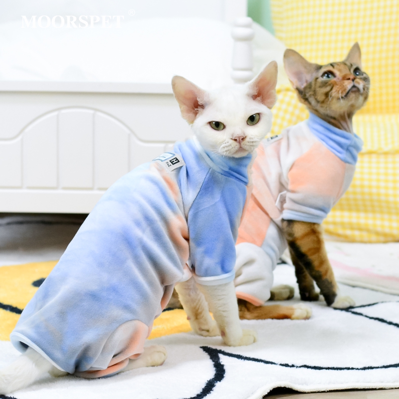 Winter cat clothes Cute classic velvet and polyester XS to XXL sizes to keep cats warm