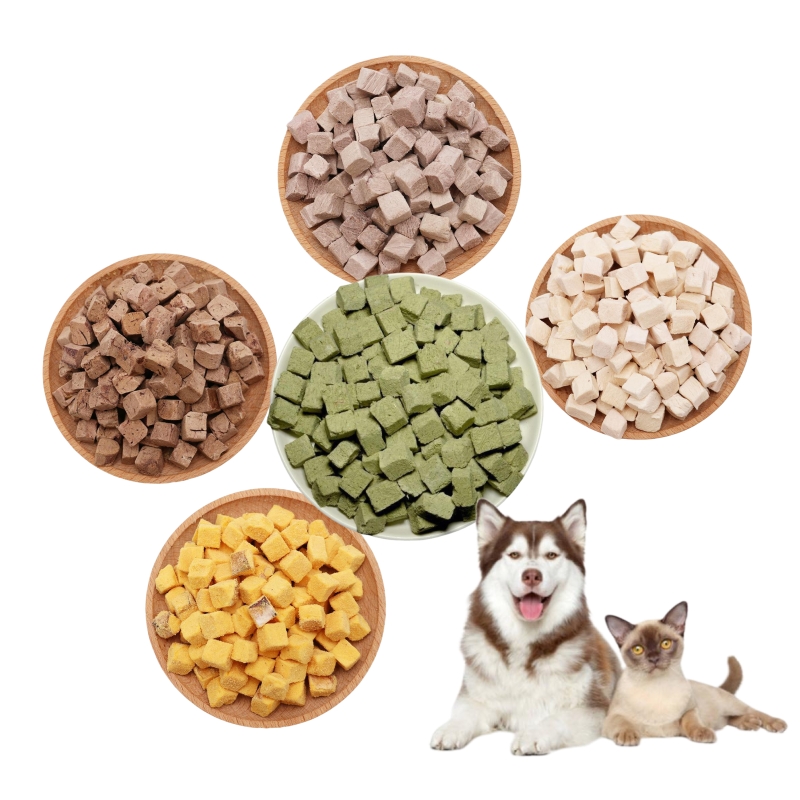 Hot Selling Beef Liver Cube Cat Treats Freeze Dried Chicken Breast