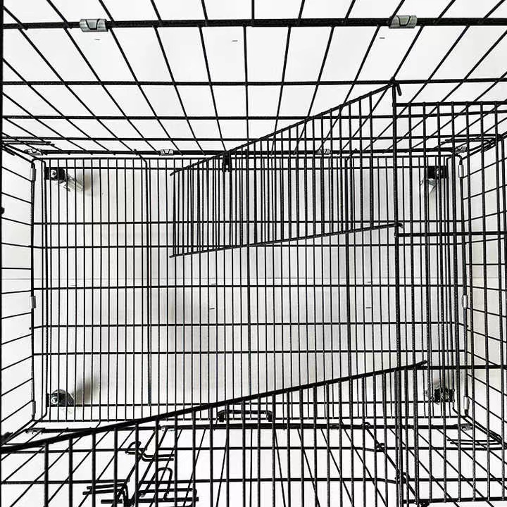Wire Mesh Outdoor Cat Cages For Cats Breeding With Wheels