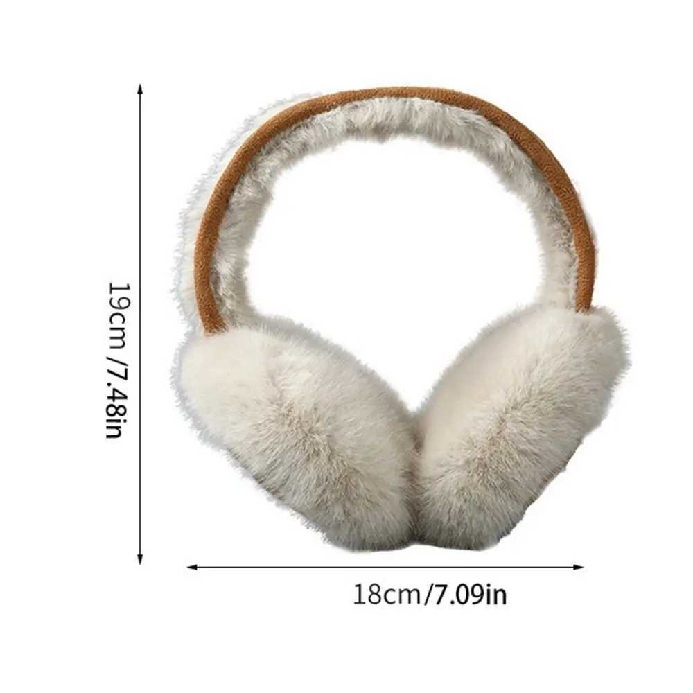 Comfortable Suede Plush Earmuffs Folding Thicken Winter Earmuffs Earfl Windproof Foldable Ear Cover MenXJ241126