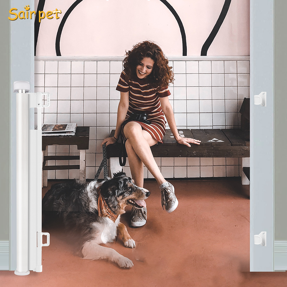 Best Selling New Design Child Dog Doorways Or Stairs Super Wide Mesh Door Fence Baby Retractable Pet/kids Safety Gate