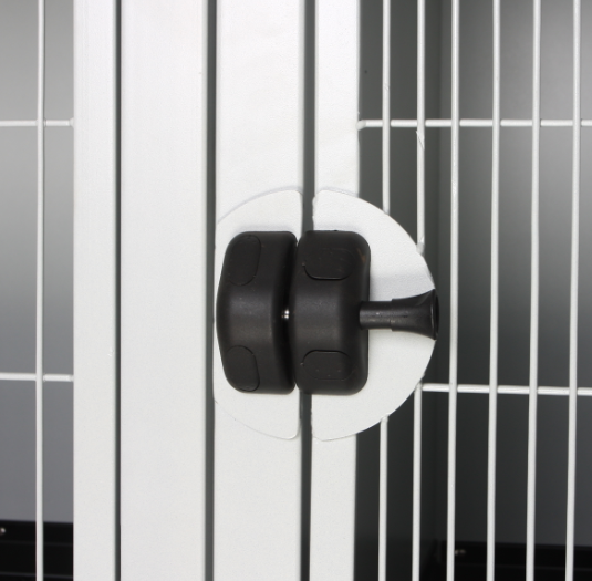 Full Bank Stackable Veterinary Stainless Steel Dog Kennels Metal Dog Cages for Sale