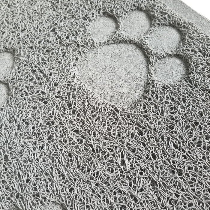 pvc cat litter trapper mat pet feeding mat plastic pet mat